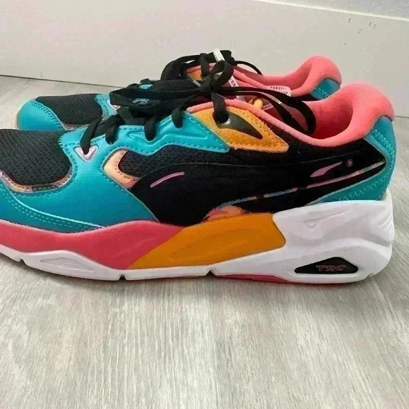 New PUMA TRC Mira Heatwave "Teal/Black" Women's Shoe - Picture 4 of 9
